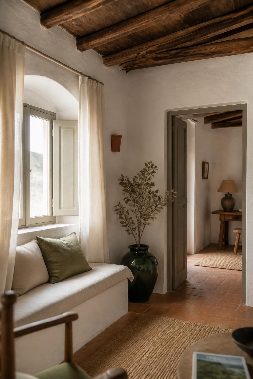 Interior de casa tradicional alentejana